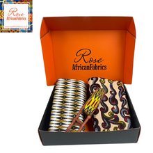 Load image into Gallery viewer, Block Print Ankara Gift Sets - 007