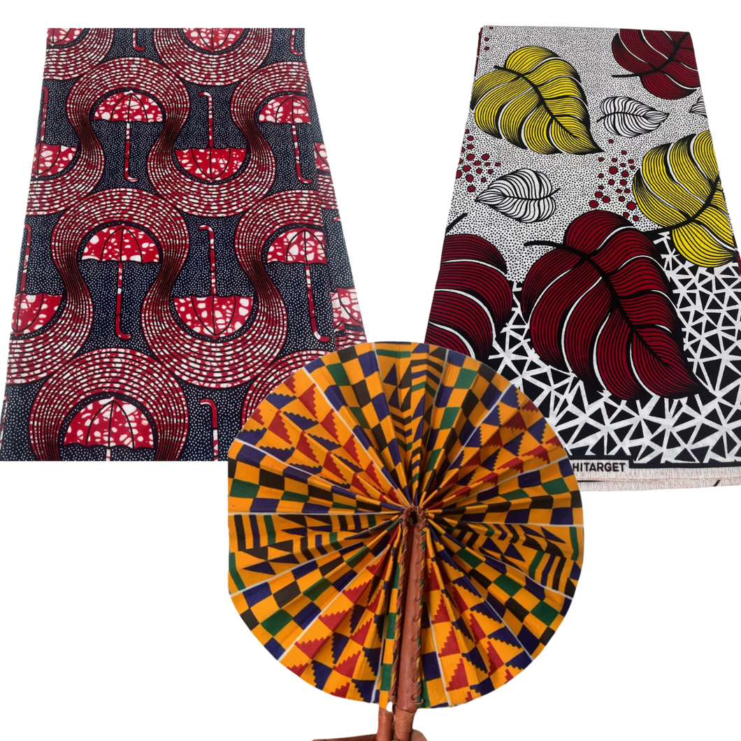 Christmas Block Print Ankara Gift Sets - 008