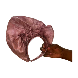 Dusty Pink Aso Oke Headband