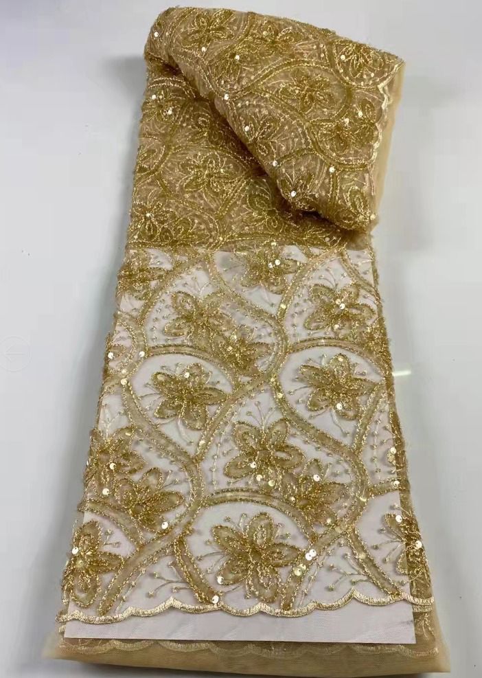 Gold French Lace - 5 Yards