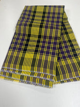 Load image into Gallery viewer, Purple and Yellow Plain George - 7 Yards
