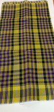 Load image into Gallery viewer, Purple and Yellow Plain George - 7 Yards
