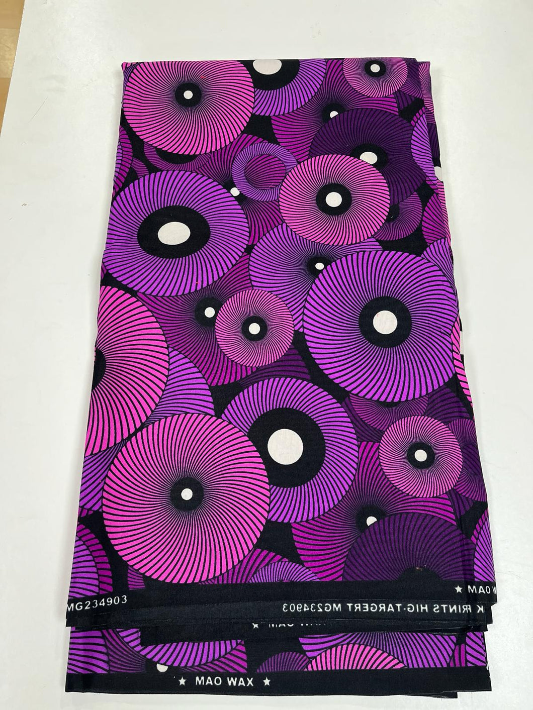Purple Ankara Print - 6 Yards