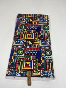 Multicoloured Ankara Print - 6 Yards