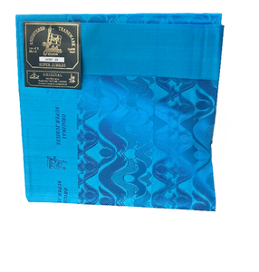 Plain Turquoise Blue Super Jubilee Headtie