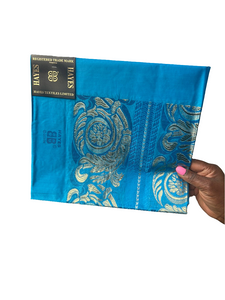Turquoise Blue Super Jubilee Headtie