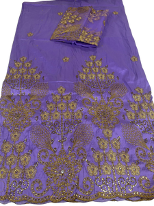 Lilac George with Blouse Fabric