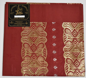 Red and Gold Super Jubilee Headtie