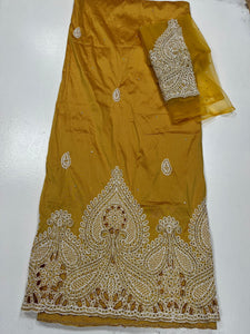 Gold George with Blouse Fabric
