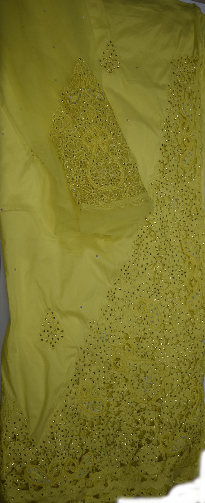 Yellow George with Blouse Fabric