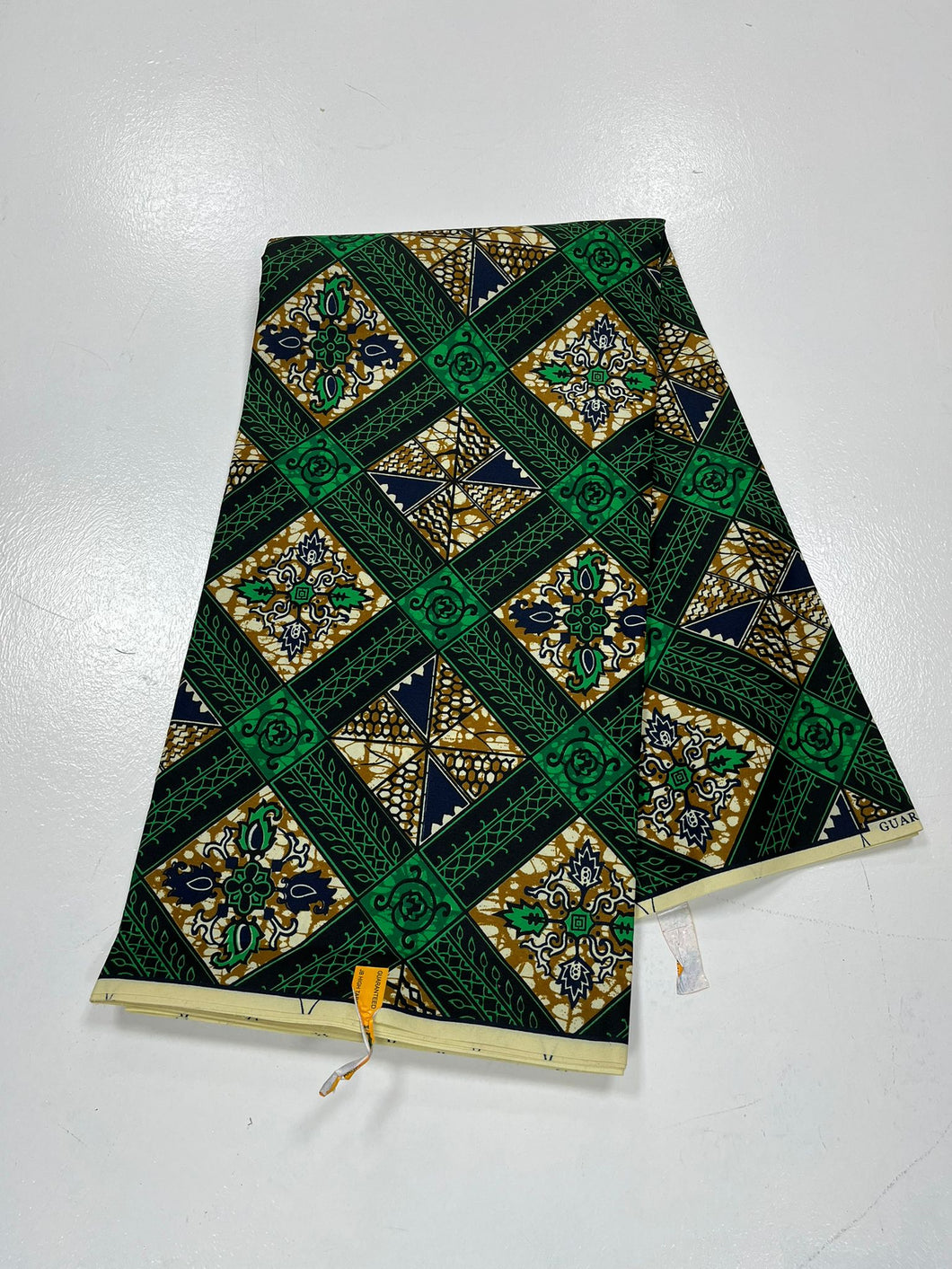 Green Ankara Print - 6 Yards