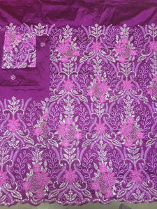 Magenta George Full body works (2 piece) with Blouse Fabric