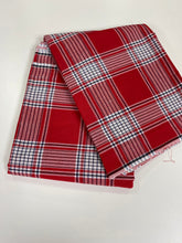 Load image into Gallery viewer, Red and White Plain George - 7 Yards
